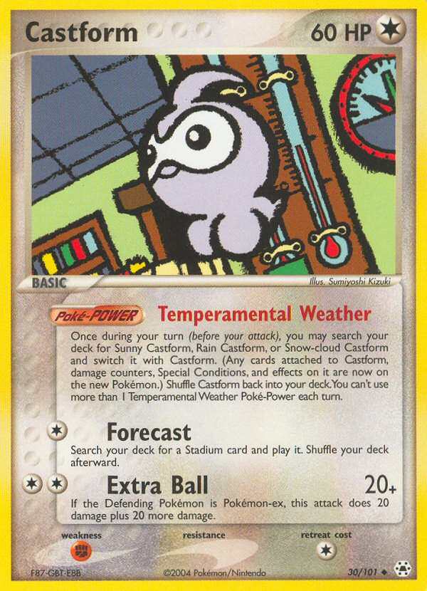 Castform (30/101) [EX: Hidden Legends] - Card Brawlers | Quebec | Canada | Yu-Gi-Oh!