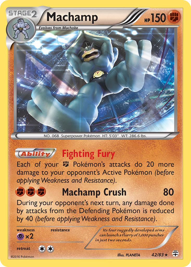Machamp (42/83) [XY: Generations] - Card Brawlers | Quebec | Canada | Yu-Gi-Oh!