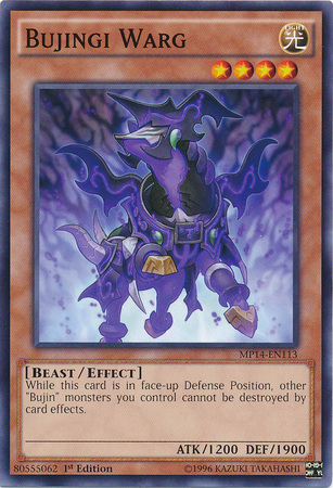 Bujingi Warg [MP14-EN113] Common - Card Brawlers | Quebec | Canada | Yu-Gi-Oh!