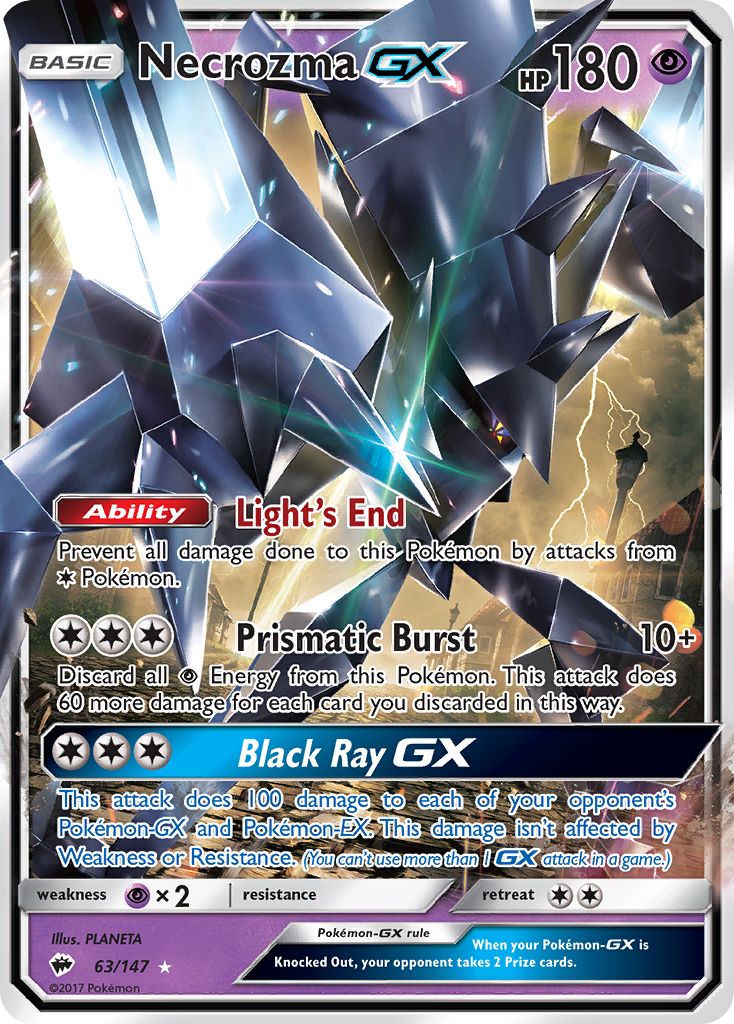 Necrozma GX (63/147) [Sun & Moon: Burning Shadows] - Card Brawlers | Quebec | Canada | Yu-Gi-Oh!