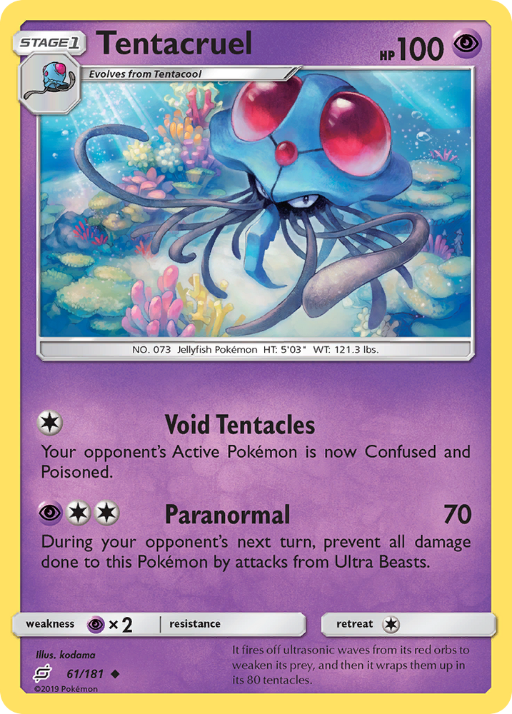 Tentacruel (61/181) [Sun & Moon: Team Up] - Card Brawlers | Quebec | Canada | Yu-Gi-Oh!