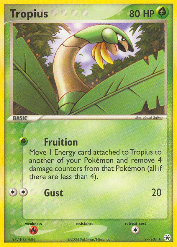 Tropius (27/101) [EX: Hidden Legends] - Card Brawlers | Quebec | Canada | Yu-Gi-Oh!