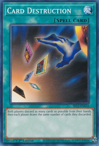 Card Destruction [SR13-EN032] Common - Card Brawlers | Quebec | Canada | Yu-Gi-Oh!