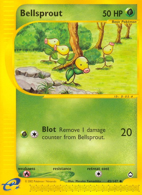 Bellsprout (45/147) [Aquapolis] - Card Brawlers | Quebec | Canada | Yu-Gi-Oh!