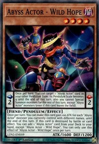 Abyss Actor - Wild Hope [LDS2-EN059] Common - Card Brawlers | Quebec | Canada | Yu-Gi-Oh!