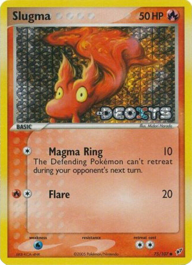 Slugma (75/107) (Stamped) [EX: Deoxys] - Card Brawlers | Quebec | Canada | Yu-Gi-Oh!