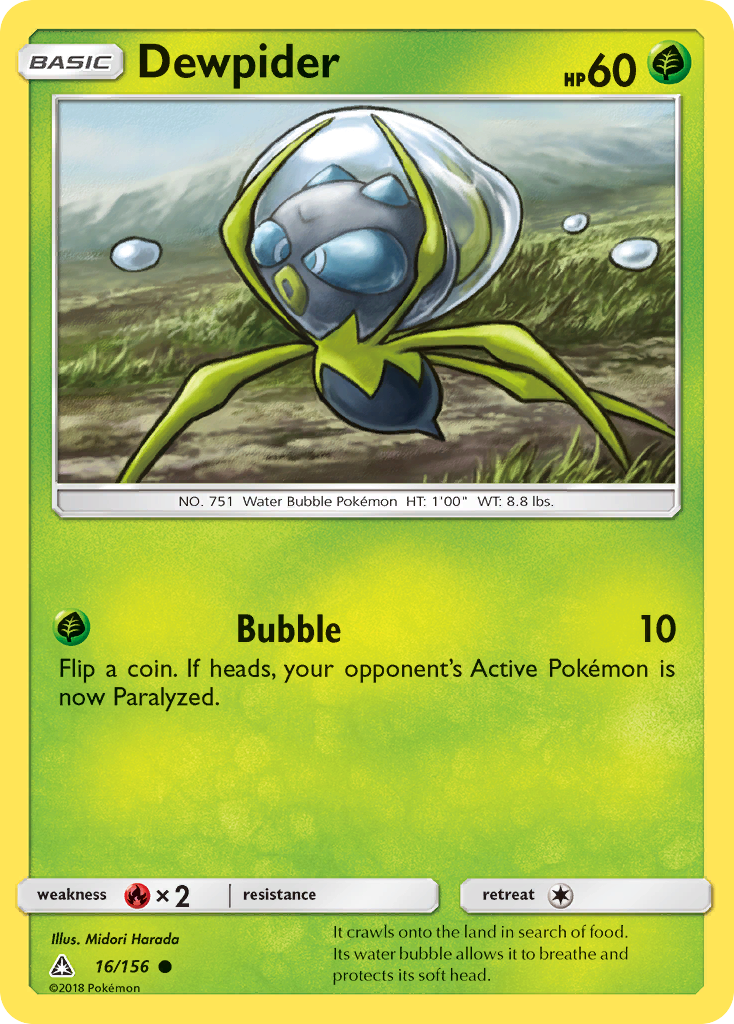 Dewpider (16/156) [Sun & Moon: Ultra Prism] - Card Brawlers | Quebec | Canada | Yu-Gi-Oh!