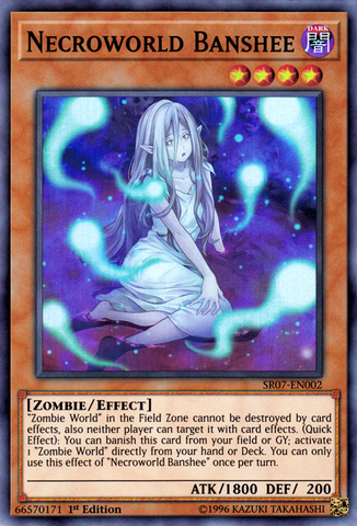 Necroworld Banshee [SR07-EN002] Super Rare - Yu-Gi-Oh! - Card Brawlers | Quebec | Canada |