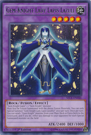 Gem-Knight Lady Lapis Lazuli [SECE-EN046] Rare - Card Brawlers | Quebec | Canada | Yu-Gi-Oh!