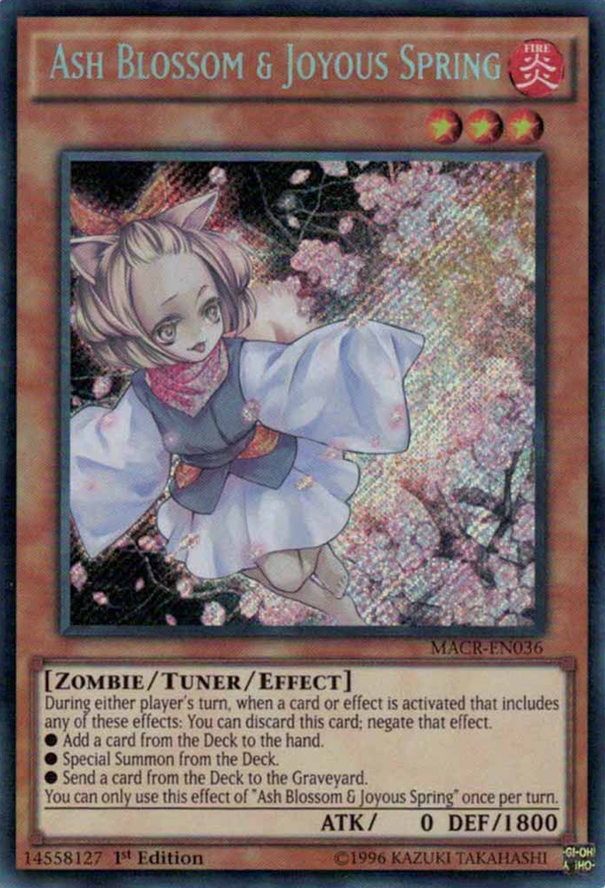 Ash Blossom & Joyous Spring [MACR-EN036] Secret Rare - Yu-Gi-Oh! - Card Brawlers | Quebec | Canada |