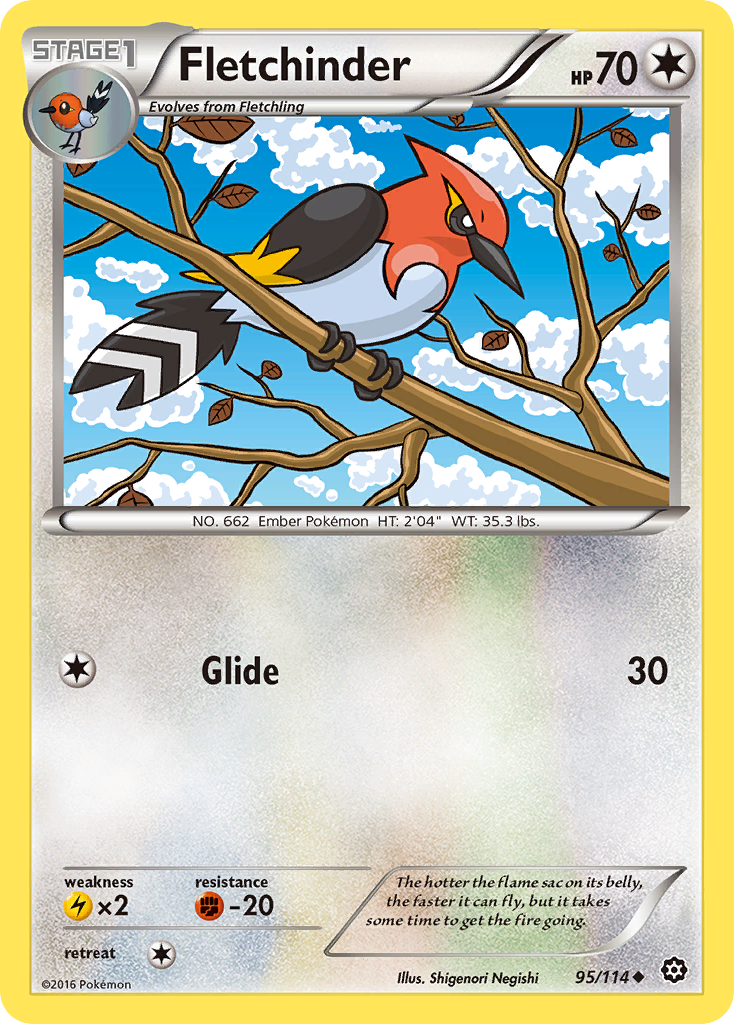 Fletchinder (95/114) [XY: Steam Siege] - Card Brawlers | Quebec | Canada | Yu-Gi-Oh!