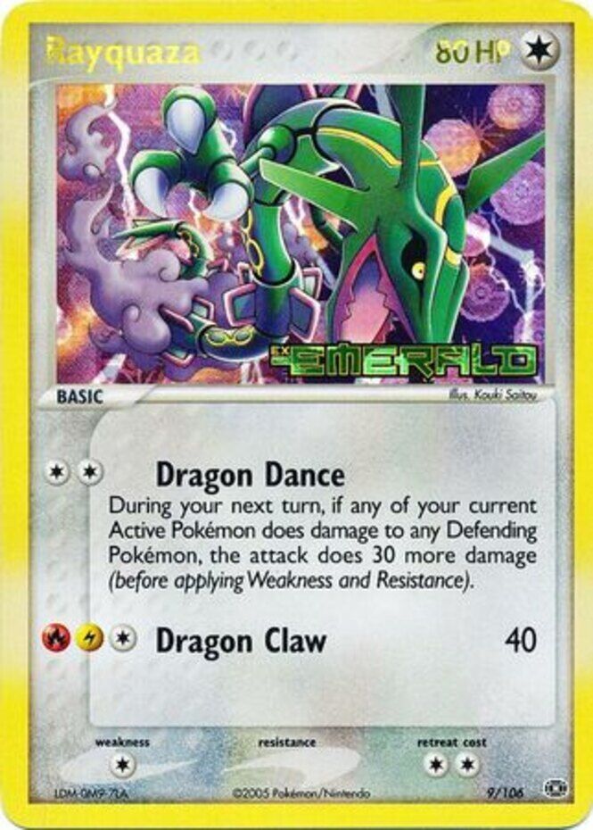Rayquaza (9/106) (Stamped) [EX: Emerald] - Card Brawlers | Quebec | Canada | Yu-Gi-Oh!
