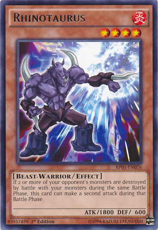 Rhinotaurus [BP03-EN076] Rare - Card Brawlers | Quebec | Canada | Yu-Gi-Oh!