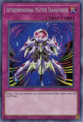 Interdimensional Matter Transporter [LCKC-EN052] Secret Rare - Yu-Gi-Oh! - Card Brawlers | Quebec | Canada |