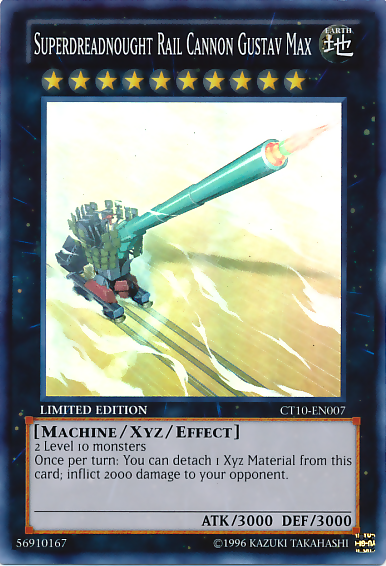 Superdreadnought Rail Cannon Gustav Max [CT10-EN007] Super Rare - Yu-Gi-Oh! - Card Brawlers | Quebec | Canada |