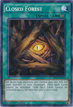 Closed Forest [BP03-EN171] Shatterfoil Rare - Card Brawlers | Quebec | Canada | Yu-Gi-Oh!