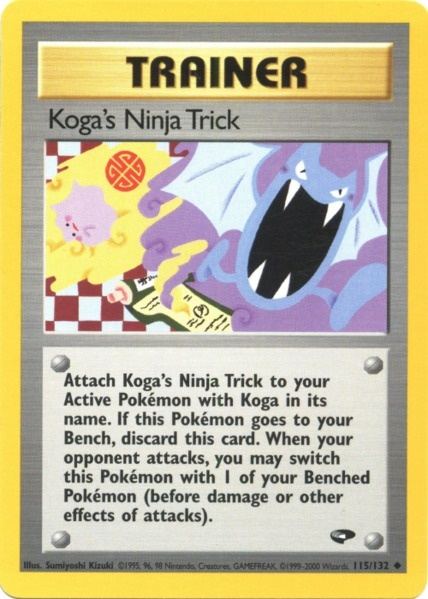 Koga's Ninja Trick (115/132) [Gym Challenge Unlimited] - Card Brawlers | Quebec | Canada | Yu-Gi-Oh!