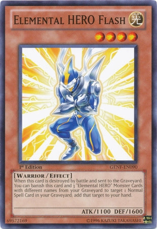 Elemental Hero Flash [GENF-EN090] Common - Card Brawlers | Quebec | Canada | Yu-Gi-Oh!