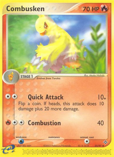 Combusken (25/97) [EX: Dragon] - Card Brawlers | Quebec | Canada | Yu-Gi-Oh!