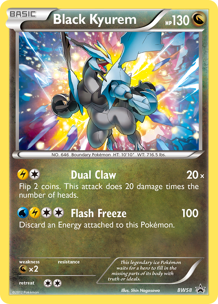 Black Kyurem (BW58) [Black & White: Black Star Promos] - Card Brawlers | Quebec | Canada | Yu-Gi-Oh!