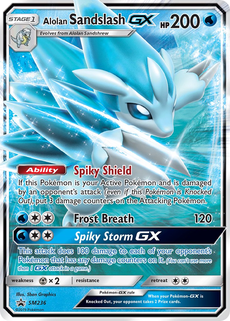 Alolan Sandslash GX (SM236) [Sun & Moon: Black Star Promos] - Card Brawlers | Quebec | Canada | Yu-Gi-Oh!