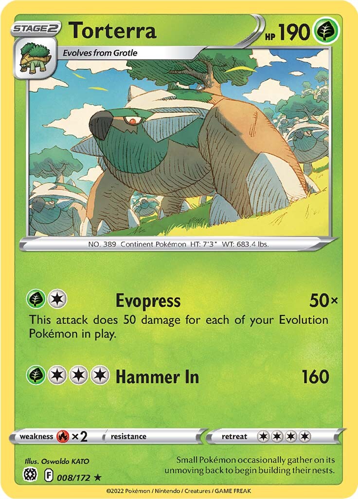 Torterra (008/172) (Theme Deck Exclusive) [Sword & Shield: Brilliant Stars] - Card Brawlers | Quebec | Canada | Yu-Gi-Oh!