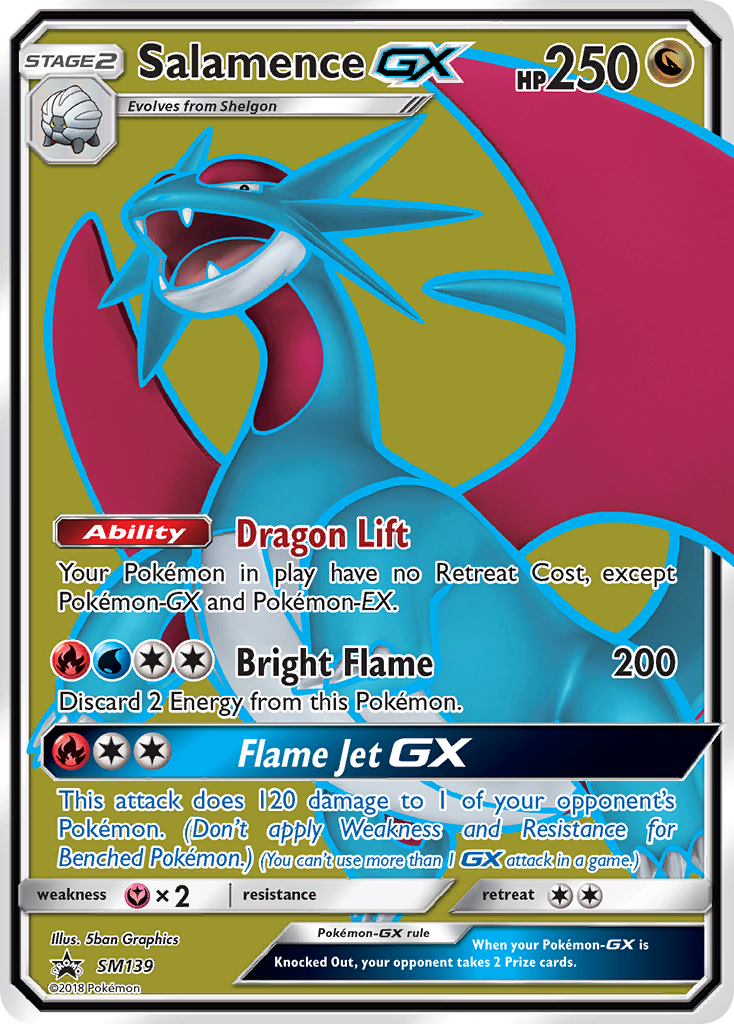 Salamence GX (SM139) [Sun & Moon: Black Star Promos] - Card Brawlers | Quebec | Canada | Yu-Gi-Oh!