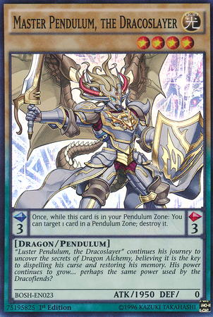 Master Pendulum, the Dracoslayer [BOSH-EN023] Super Rare - Yu-Gi-Oh! - Card Brawlers | Quebec | Canada |