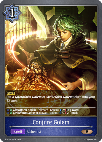 Conjure Golem (SD03-016EN) [Mysteries of Conjuration] - Card Brawlers | Quebec | Canada | Yu-Gi-Oh!