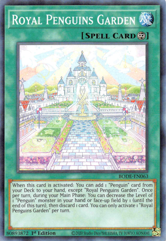 Royal Penguins Garden [BODE-EN063] Common - Card Brawlers | Quebec | Canada | Yu-Gi-Oh!