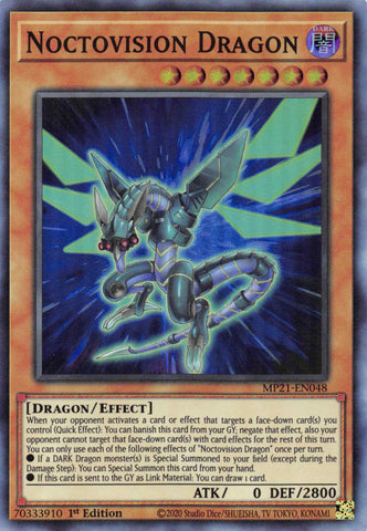 Noctovision Dragon [MP21-EN048] Super Rare - Card Brawlers | Quebec | Canada | Yu-Gi-Oh!