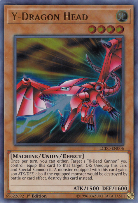 Y-Dragon Head [LCKC-EN006] Ultra Rare - Yu-Gi-Oh! - Card Brawlers | Quebec | Canada |