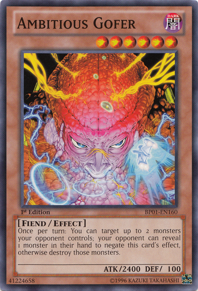 Ambitious Gofer [BP01-EN160] Common - Card Brawlers | Quebec | Canada | Yu-Gi-Oh!