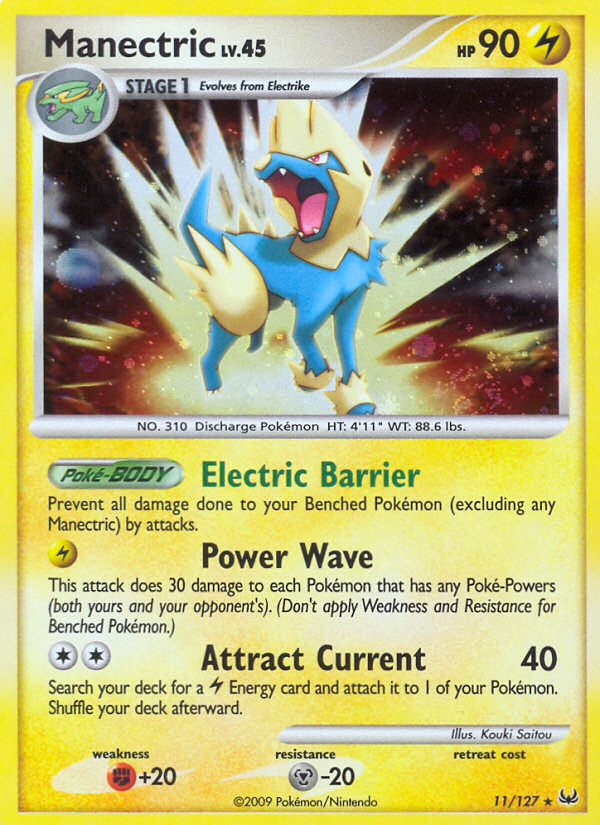 Manectric (11/127) [Platinum: Base Set] - Card Brawlers | Quebec | Canada | Yu-Gi-Oh!