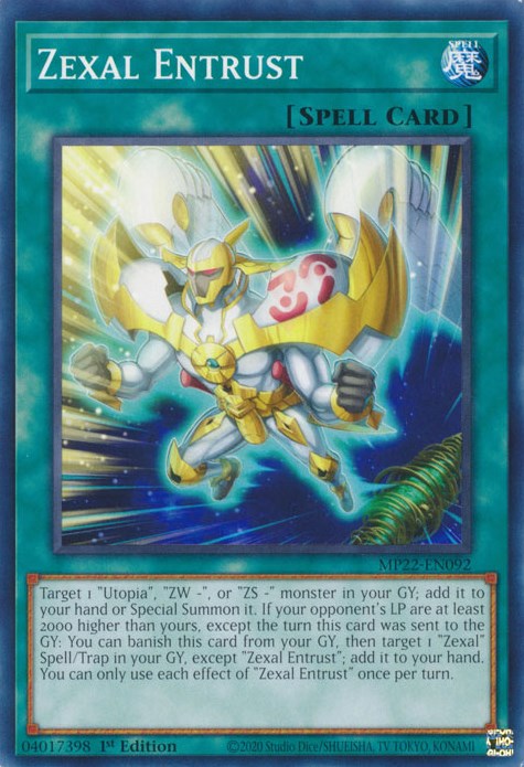 Zexal Entrust [MP22-EN092] Common - Card Brawlers | Quebec | Canada | Yu-Gi-Oh!