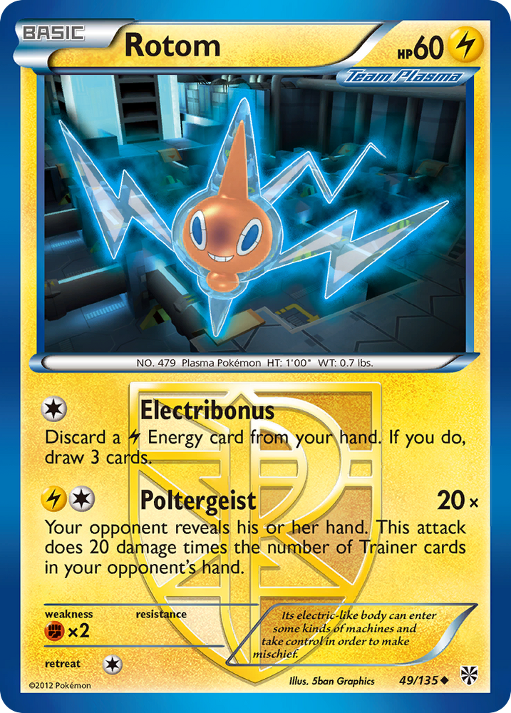 Rotom (49/135) [Black & White: Plasma Storm] - Card Brawlers | Quebec | Canada | Yu-Gi-Oh!