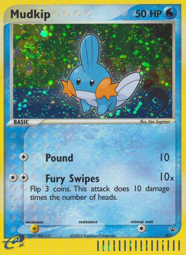 Mudkip (005) [Nintendo: Black Star Promos] - Card Brawlers | Quebec | Canada | Yu-Gi-Oh!