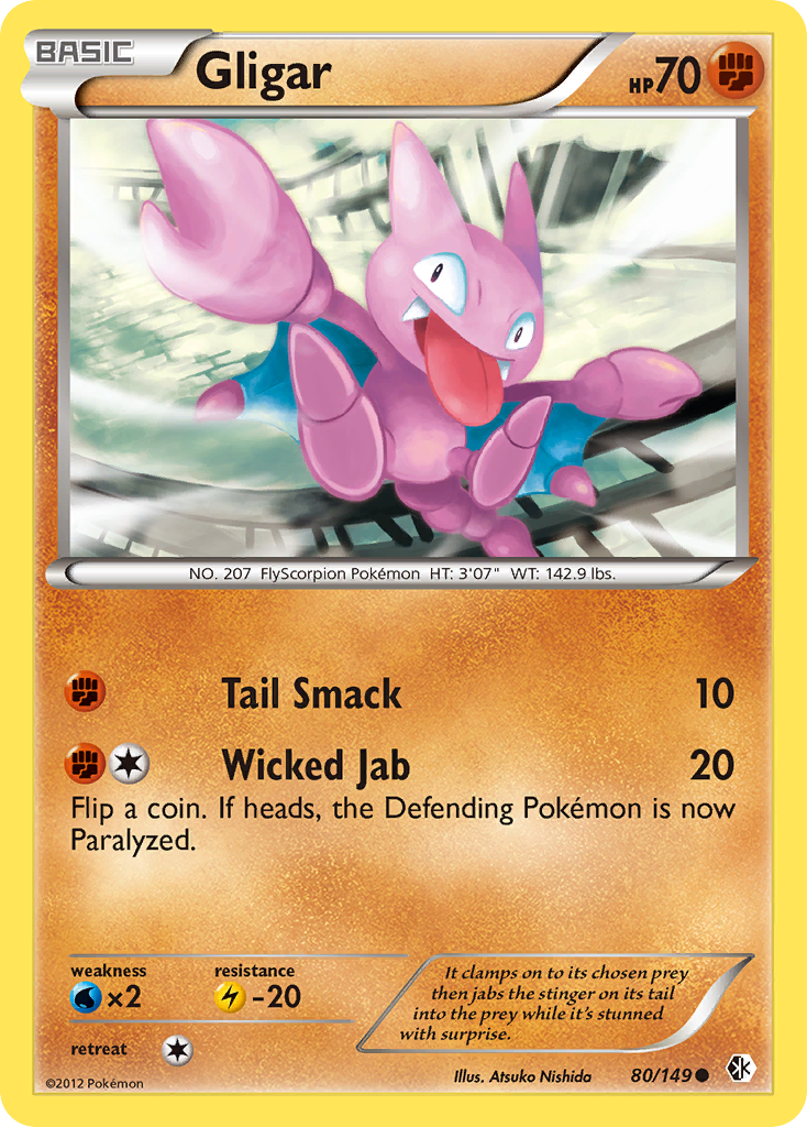 Gligar (80/149) [Black & White: Boundaries Crossed] - Card Brawlers | Quebec | Canada | Yu-Gi-Oh!