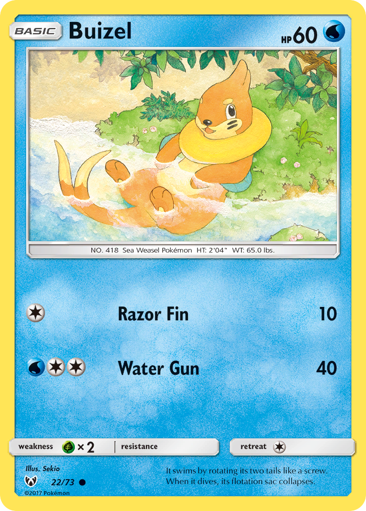 Buizel (22/73) [Sun & Moon: Shining Legends] - Card Brawlers | Quebec | Canada | Yu-Gi-Oh!