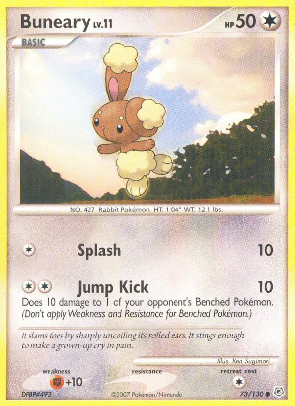 Buneary (73/130) [Diamond & Pearl: Base Set] - Card Brawlers | Quebec | Canada | Yu-Gi-Oh!