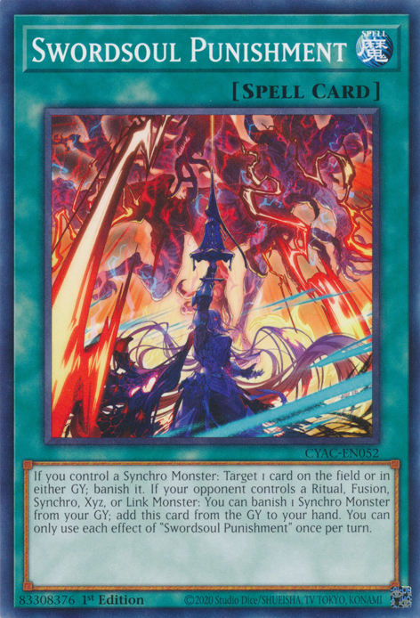 Swordsoul Punishment [CYAC-EN052] Common - Card Brawlers | Quebec | Canada | Yu-Gi-Oh!