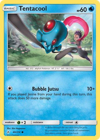 Tentacool (40/214) [Sun & Moon: Unbroken Bonds] - Card Brawlers | Quebec | Canada | Yu-Gi-Oh!