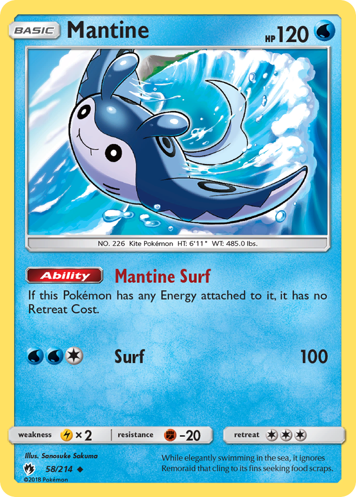 Mantine (58/214) [Sun & Moon: Lost Thunder] - Card Brawlers | Quebec | Canada | Yu-Gi-Oh!