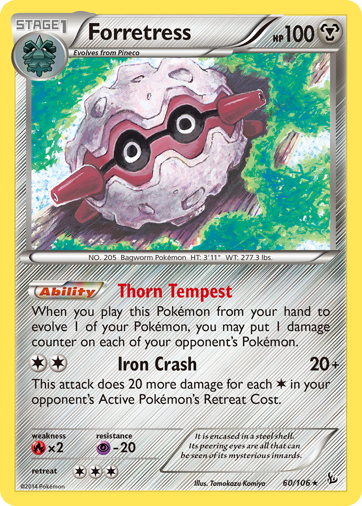 Forretress (60/106) [XY: Flashfire] - Card Brawlers | Quebec | Canada | Yu-Gi-Oh!