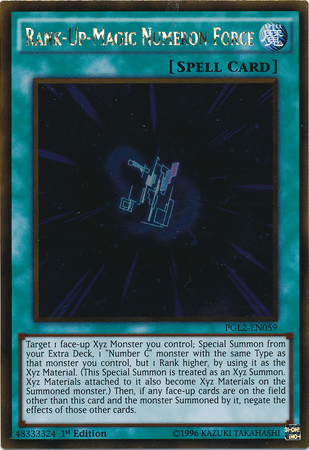 Rank-Up-Magic Numeron Force [PGL2-EN059] Gold Rare - Card Brawlers | Quebec | Canada | Yu-Gi-Oh!