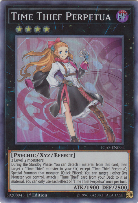 Time Thief Perpetua [IGAS-EN094] Super Rare - Card Brawlers | Quebec | Canada | Yu-Gi-Oh!