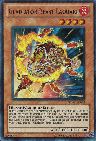 Gladiator Beast Laquari [TU05-EN002] Super Rare - Card Brawlers | Quebec | Canada | Yu-Gi-Oh!