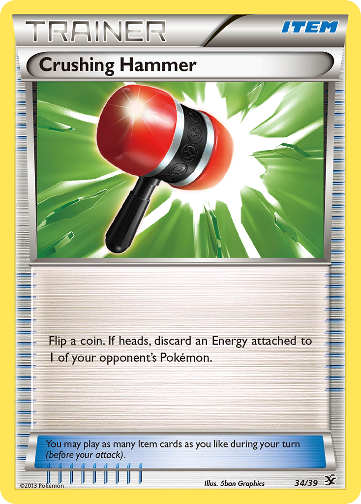 Crushing Hammer (34/39) [XY: Kalos Starter Set] - Card Brawlers | Quebec | Canada | Yu-Gi-Oh!