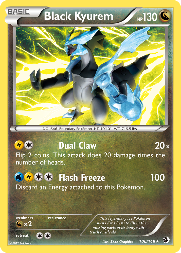 Black Kyurem (100/149) [Black & White: Boundaries Crossed] - Card Brawlers | Quebec | Canada | Yu-Gi-Oh!