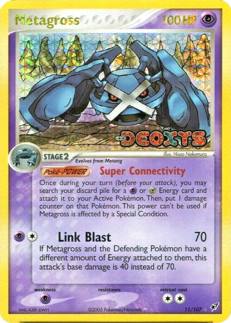 Metagross (11/107) (Stamped) [EX: Deoxys] - Card Brawlers | Quebec | Canada | Yu-Gi-Oh!